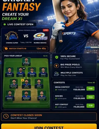 Ganga7 (ganga7) fantasy cricket & matchday visual 3